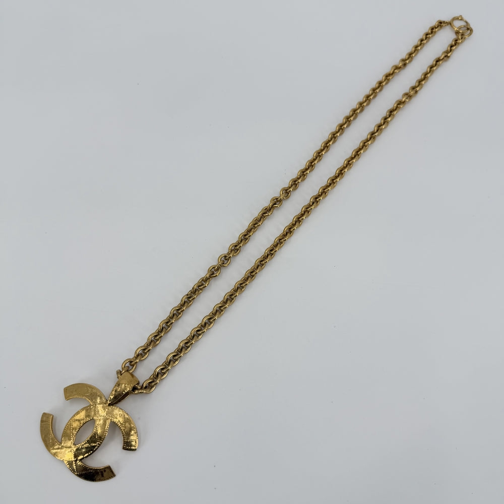 CHANEL シャネル ネックレス ココマーク ペンダント アクセサリー ヴィンテージ GP 94A レディース 約109.7g 1994年【中古品】
