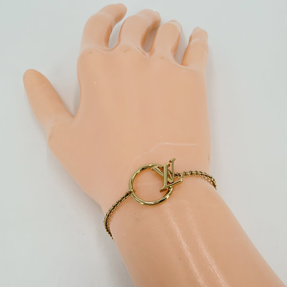 LOUIS VUITTON ルイヴィトン ブレスレット ブラスレ エクリプス アクセサリー 真鍮 M00761 レディース 約3.6g【中古品】