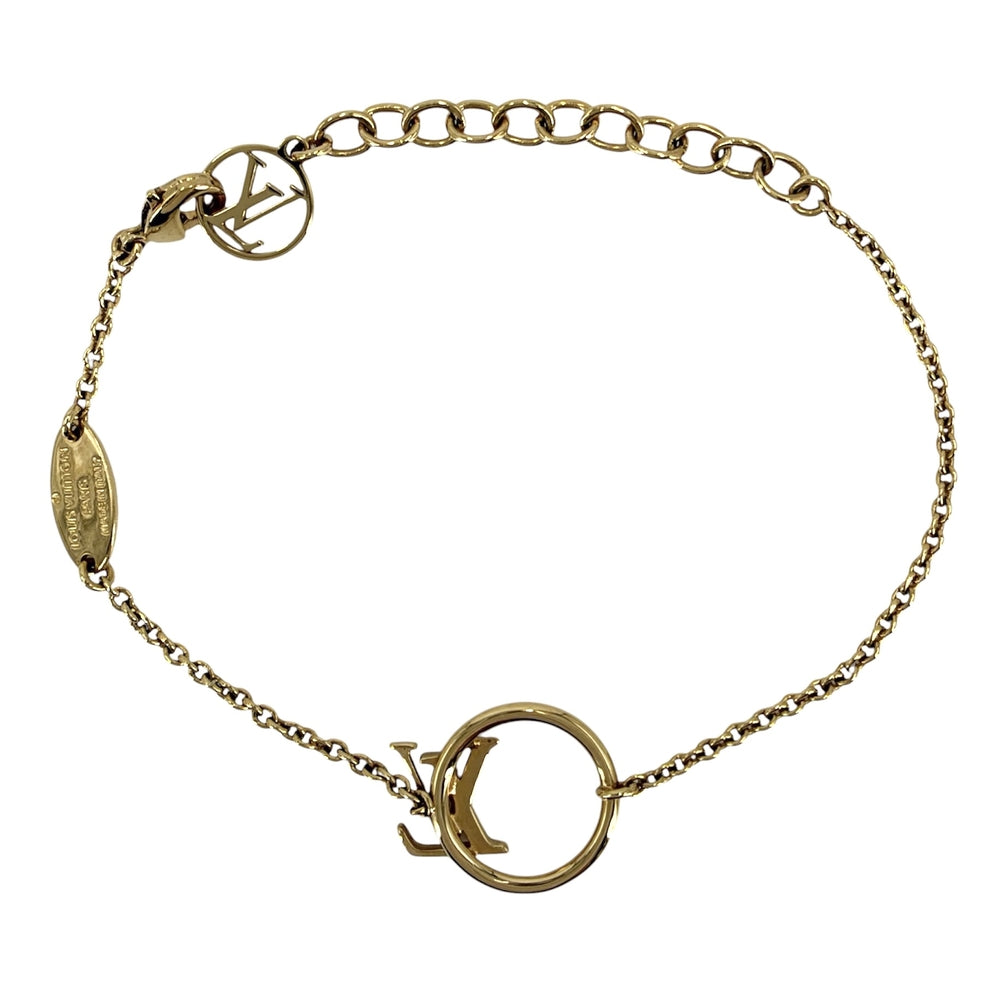 LOUIS VUITTON ルイヴィトン ブレスレット ブラスレ エクリプス アクセサリー 真鍮 M00761 レディース 約3.6g【中古品】