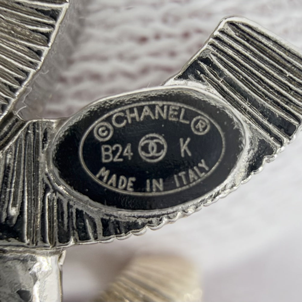 CHANEL シャネル イヤリング ココマーク ラインストーン ラインストーン フェイクパール B24K レディース 約47.4g 2024年【中古品】