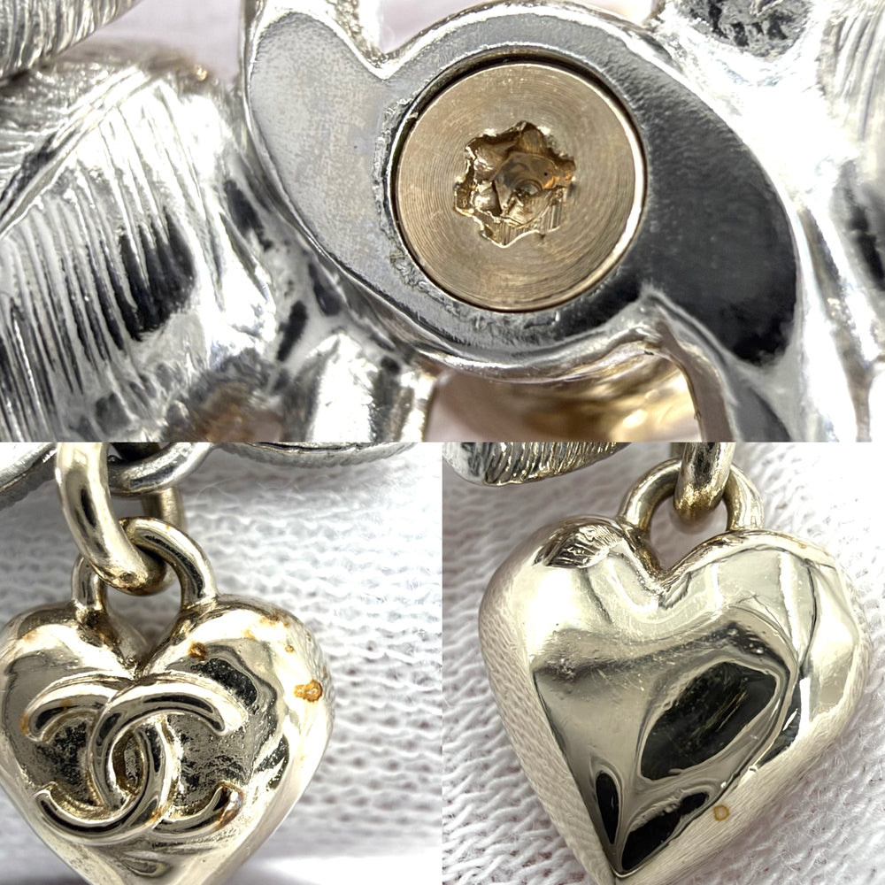 CHANEL シャネル イヤリング ココマーク ラインストーン ラインストーン フェイクパール B24K レディース 約47.4g 2024年【中古品】