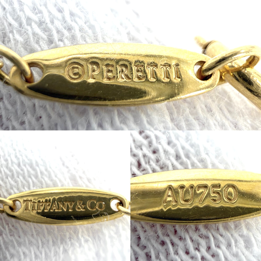 TIFFANY&Co. ティファニー ネックレス バイザヤード シングルダイヤモンドペンダント ジュエリー アクセサリー 一粒ダイヤ 18金YG Au750 K18イエローゴールド ダイヤモンド レディース 約1.8g【中古品】