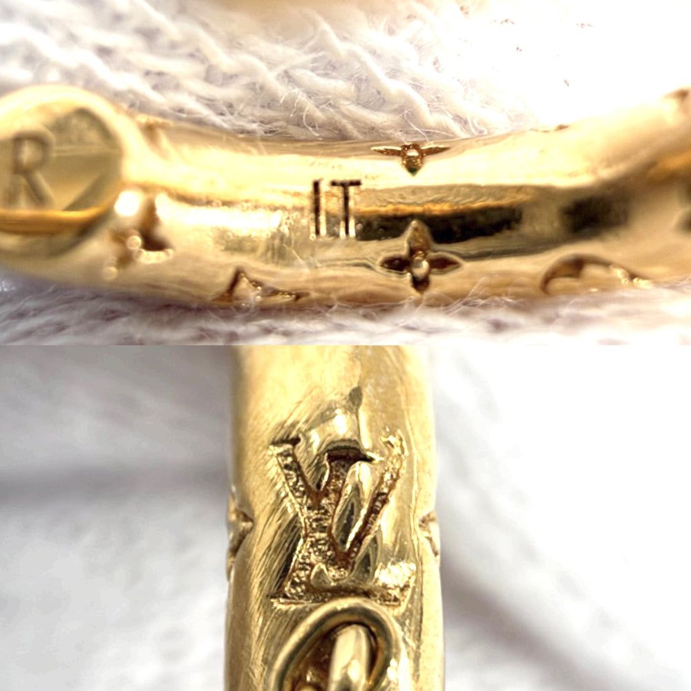 LOUIS VUITTON ルイヴィトン ピアス ブックルドレイユ ミニ・フープ アクセサリー レディース 約2.8g【中古品】