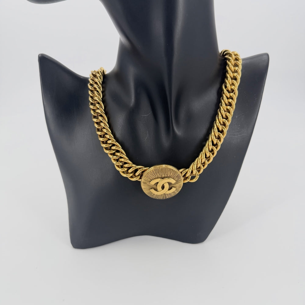CHANEL シャネル ネックレス ヴィンテージ アクセサリー GP ゴールド レディース 約127.6g【中古品】