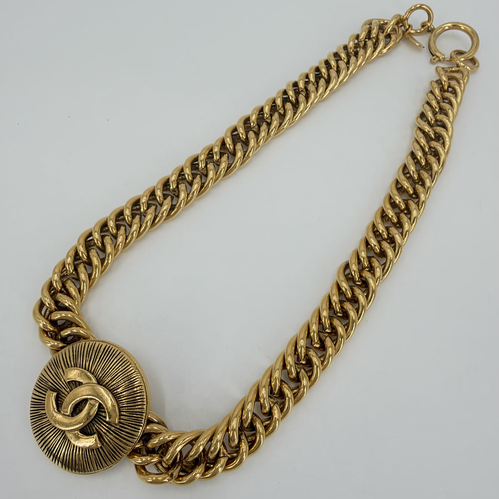 CHANEL シャネル ネックレス ヴィンテージ アクセサリー GP ゴールド レディース 約127.6g【中古品】
