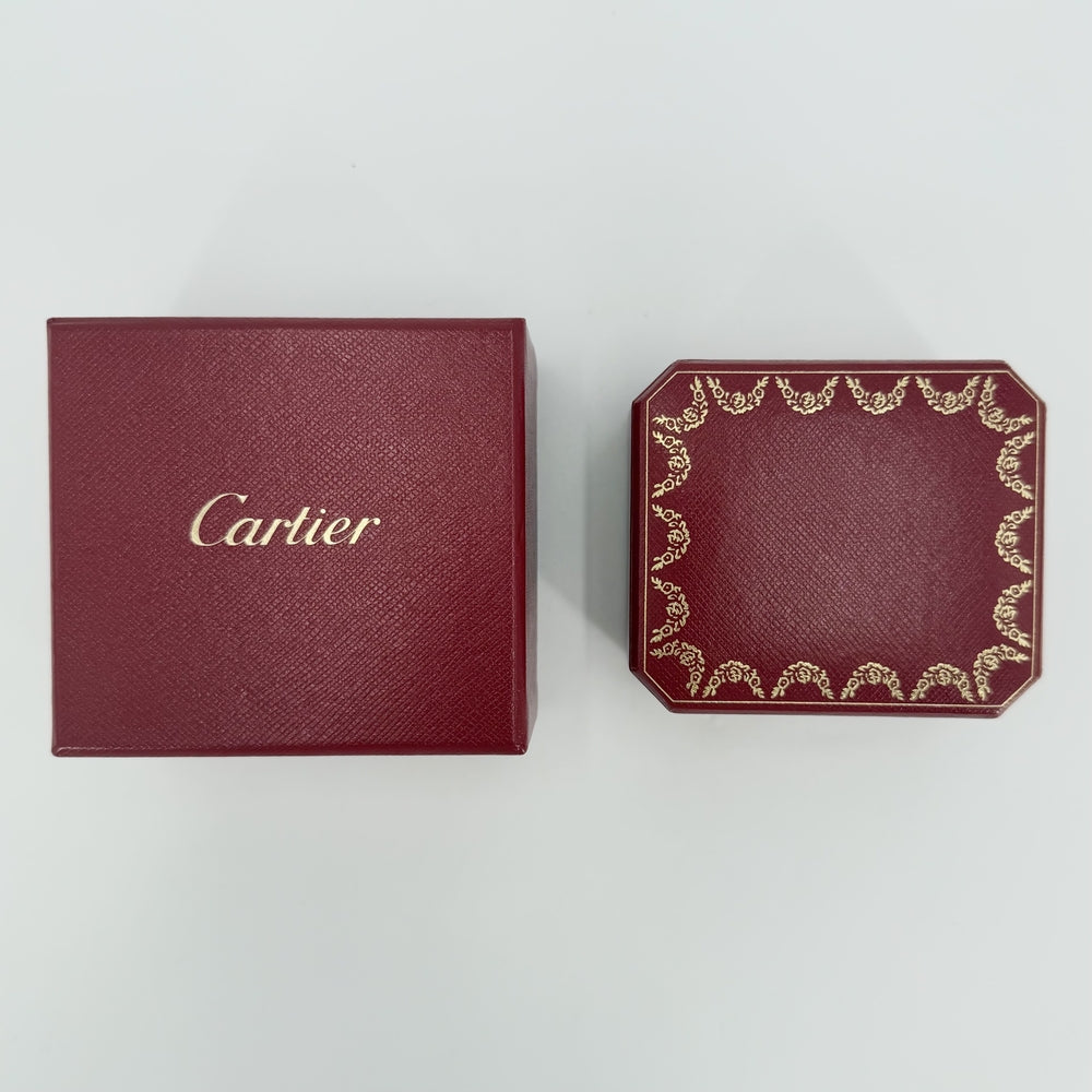 CARTIER カルティエ ピアス トリニティ ジュエリー アクセサリー 750 18金 K18イエローゴールド K18ホワイトゴールド K18ピンクゴールド ダイヤモンド レディース 約5.2g【中古品】