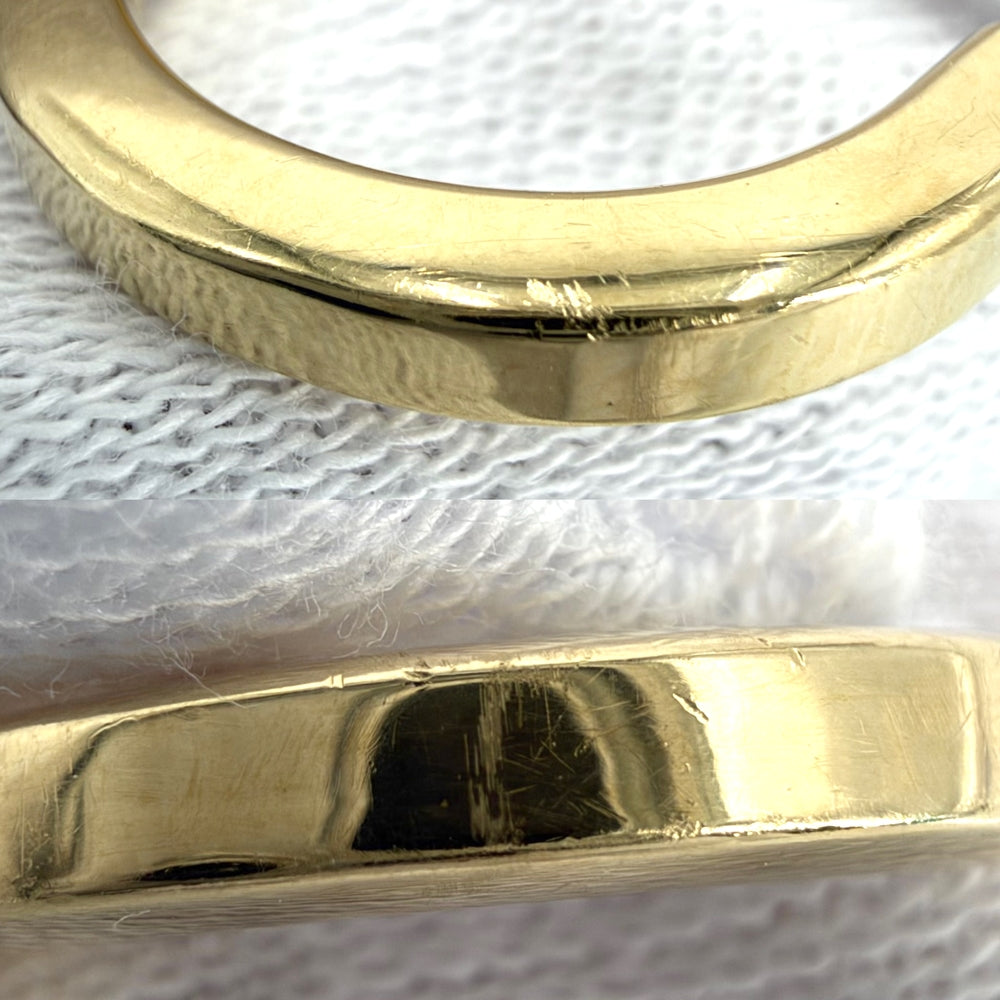 TIFFANY&Co. ティファニー 指輪 ロック リング ジュエリー Au750 18金YG アクセサリー K18イエローゴールド ユニセックス 約4.9g【中古品】