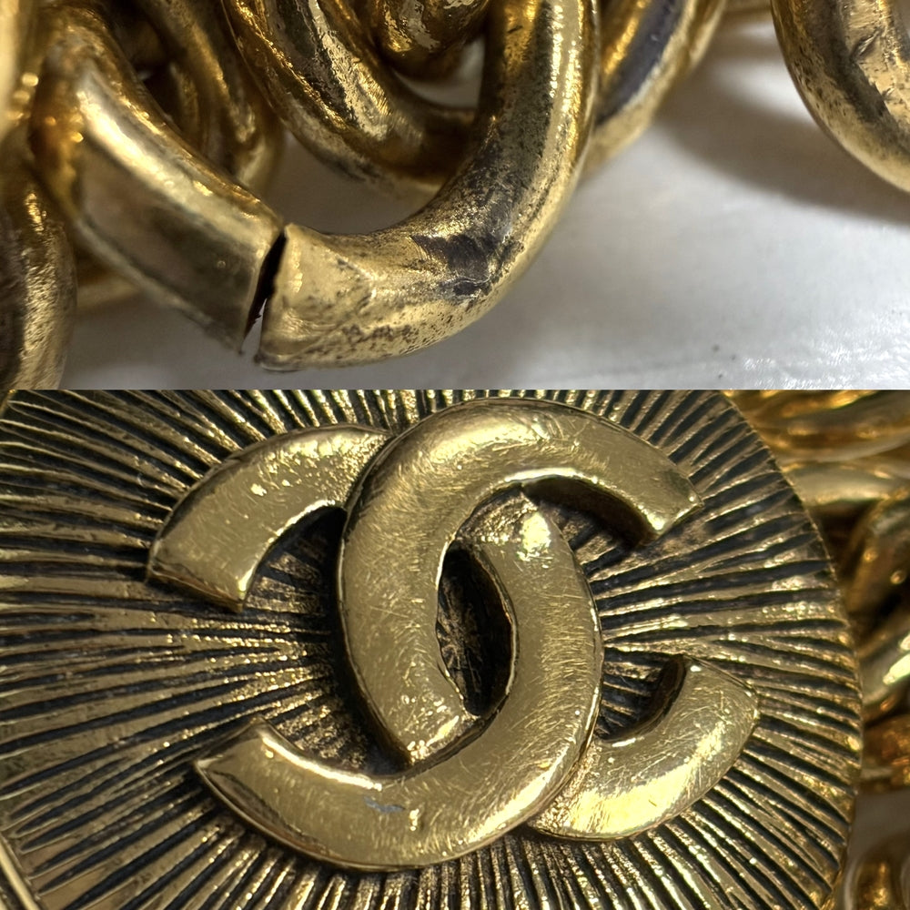 CHANEL シャネル ネックレス ヴィンテージ アクセサリー GP ゴールド レディース 約127.6g【中古品】