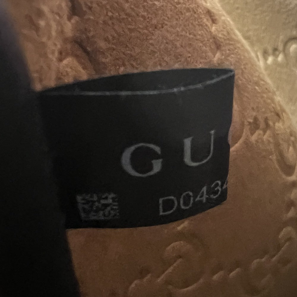 【開店SALE】 GUCCI グッチ ハンドバッグ グッチB ミディアム 820167 レザー ブラック 黒 ゴールド金具 レディース【中古品】