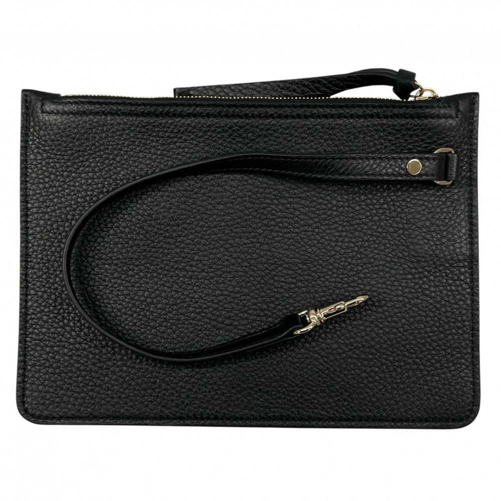 【開店SALE】 GUCCI グッチ ハンドバッグ グッチB ミディアム 820167 レザー ブラック 黒 ゴールド金具 レディース【中古品】